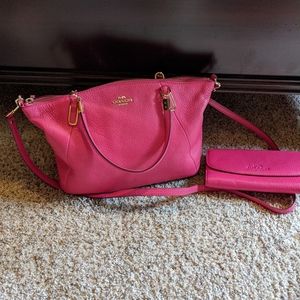 Coach Pink crossbody bag